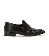 Gatsby Black Anguille Flats - Tony Bianco On Sale