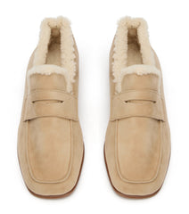 Gloria Stone Suede/Shearling - Tony Bianco For Sale