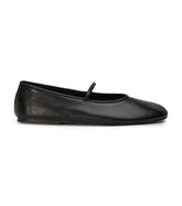 Martinez Black Nappa Flats - Tony Bianco On Sale