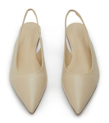 Javier Vanilla Nappa Flats - Tony Bianco On Sale