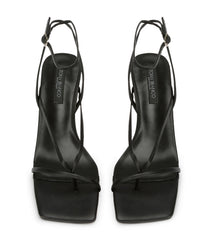 Avi Black Nappa Heels - Tony Bianco US