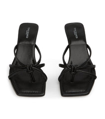 Tuscany Black Nappa Heels - Tony Bianco Online