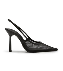 Glide Black Nylon Heels - Tony Bianco For Sale