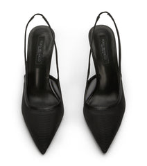 Glide Black Nylon Heels - Tony Bianco For Sale