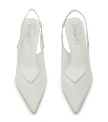 Breeze White Nylon Heels - Tony Bianco On Sale