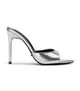 Malibu Silver Vintage Metal Heels - Tony Bianco US
