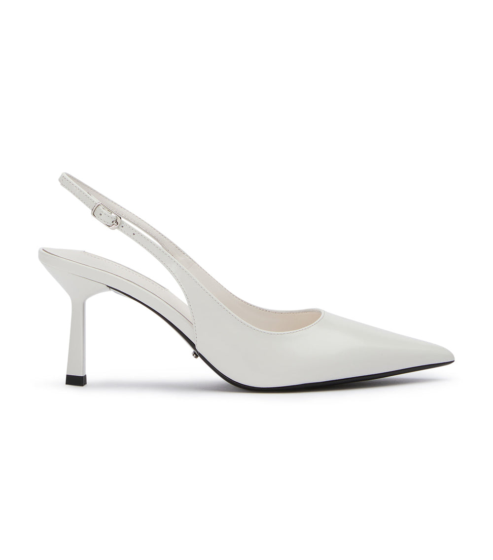 Baz White Hi Shine Heels - Tony Bianco Sale