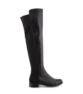 Panache Black Luxe/Black Micro Stretch Long Boots - Tony Bianco US