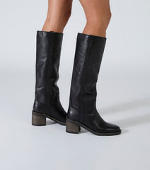 Apache Black Como Calf Boots - Tony Bianco Online Shop