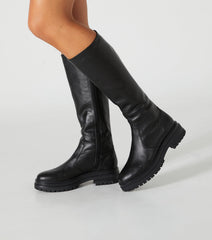 Wanda Black Venice Calf Boots - Tony Bianco Online