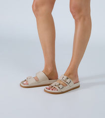 Hunter Vanilla Capretto Sandals - Tony Bianco US