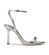 Milos Silver Nappa Metallic Heels - Tony Bianco On Sale