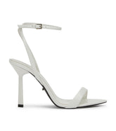 Milos White Hi Shine Heels - Tony Bianco Online