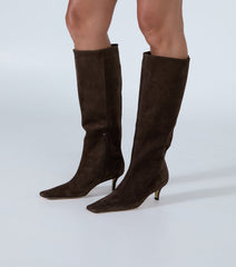 Zuri Espresso Suede - Tony Bianco Outlet