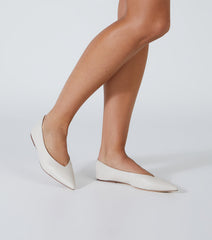 Joop Dove Nappa Flats - Tony Bianco Discount