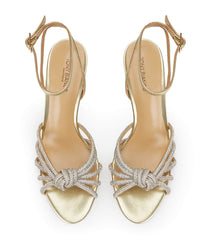 Helena Gold Nappa Metallic Heels - Tony Bianco US