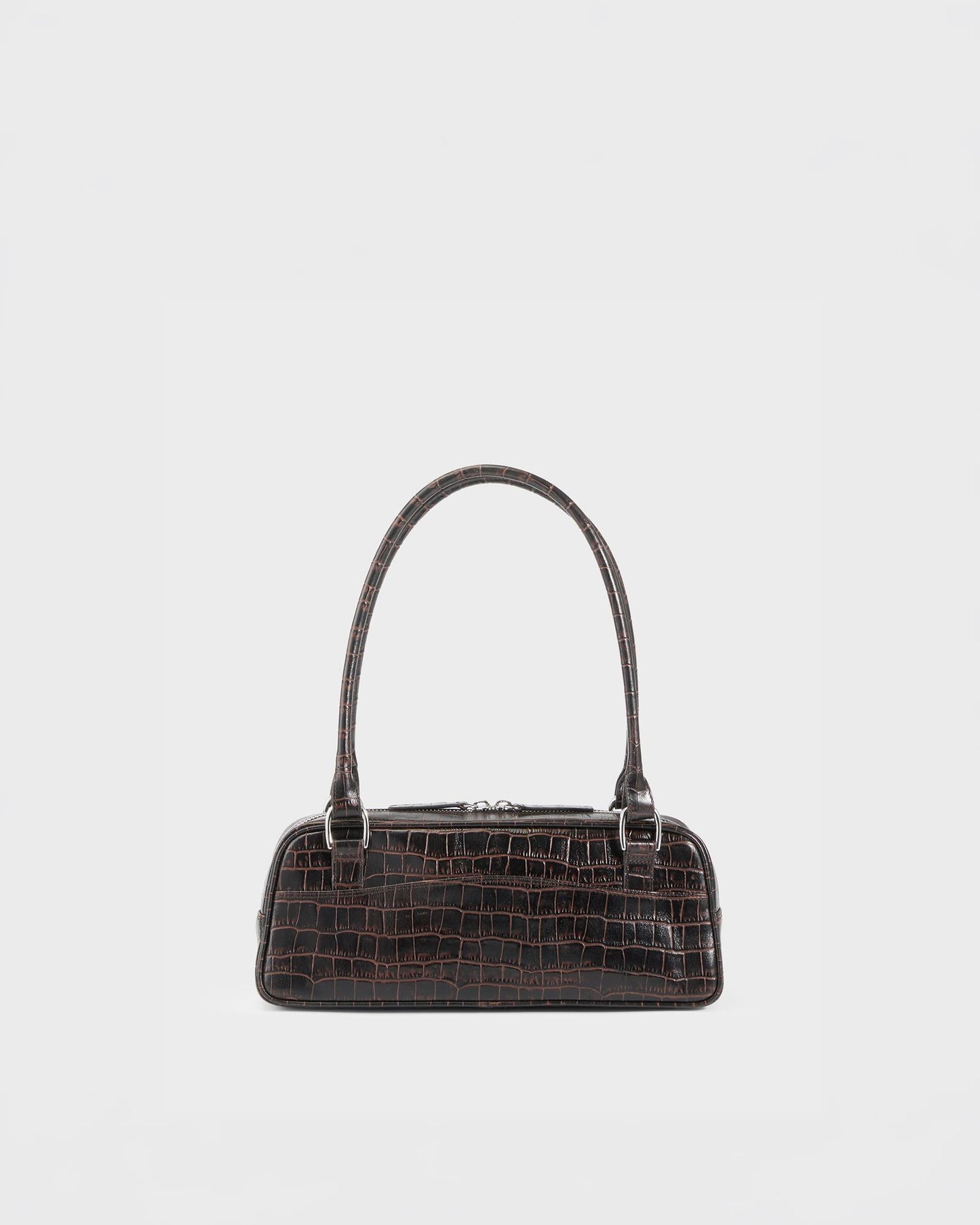 Brown, Embossed Leather