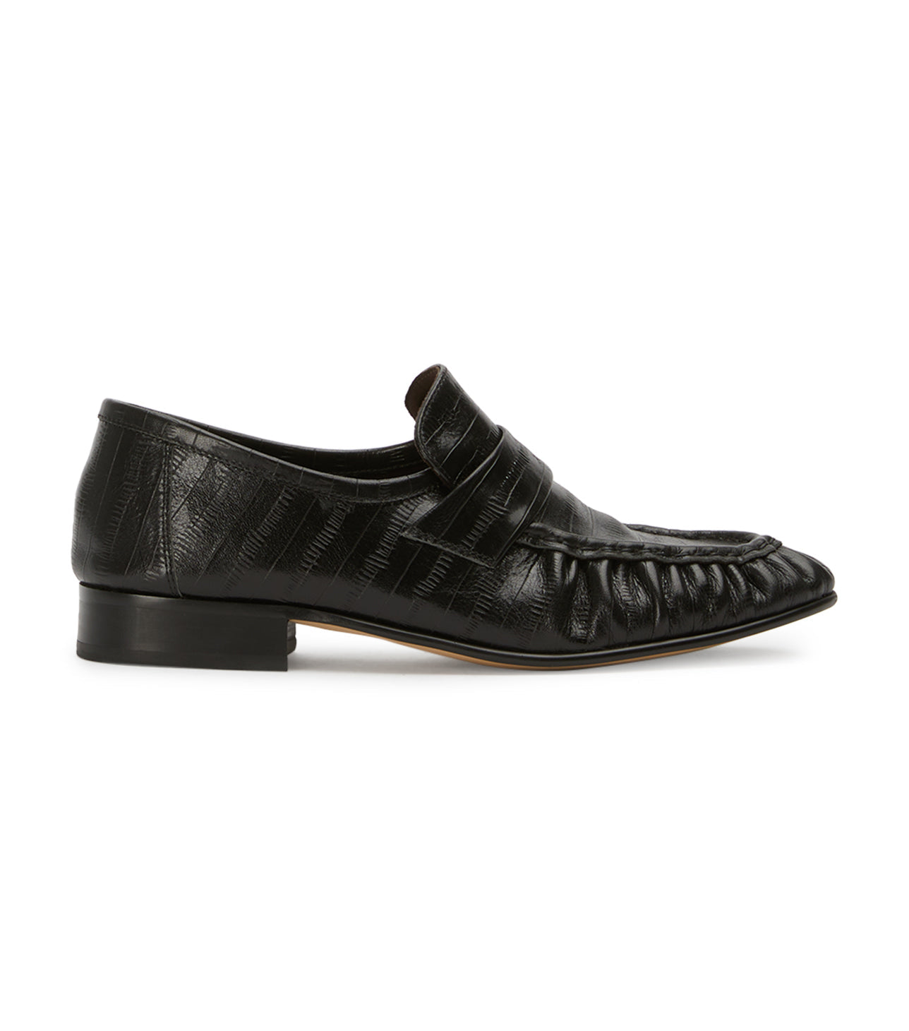 Gatsby Black Anguille Flats - Tony Bianco On Sale