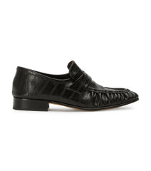 Gatsby Black Anguille Flats - Tony Bianco On Sale