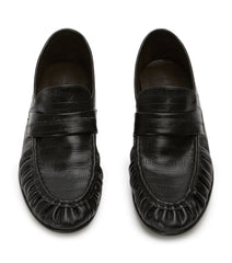 Gatsby Black Anguille Flats - Tony Bianco On Sale