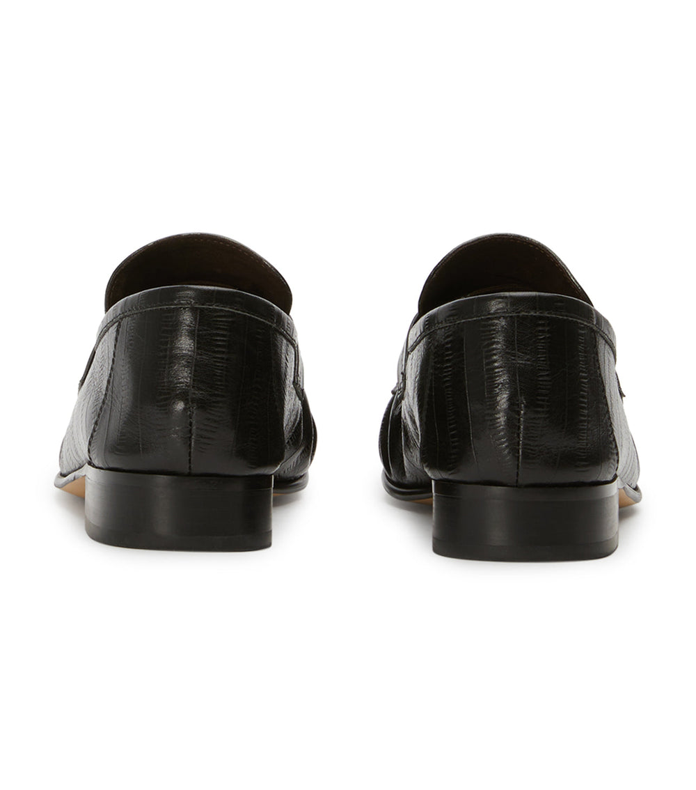 Gatsby Black Anguille Flats - Tony Bianco On Sale