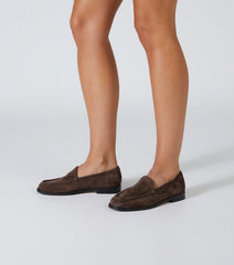 Zoe Espresso Suede Flats - Tony Bianco Online Shop
