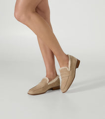 Gloria Stone Suede/Shearling - Tony Bianco For Sale