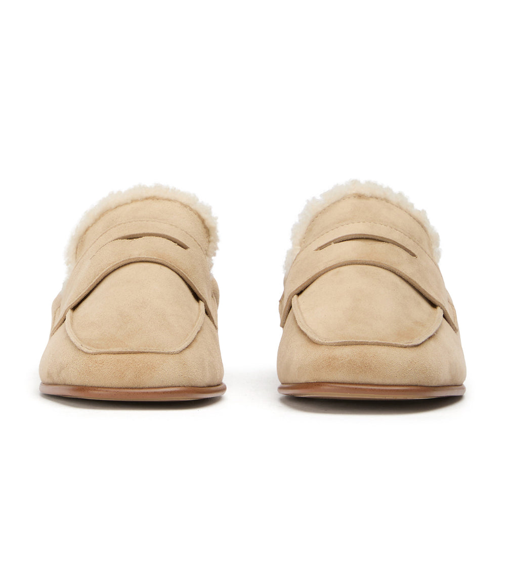 Gloria Stone Suede/Shearling - Tony Bianco For Sale