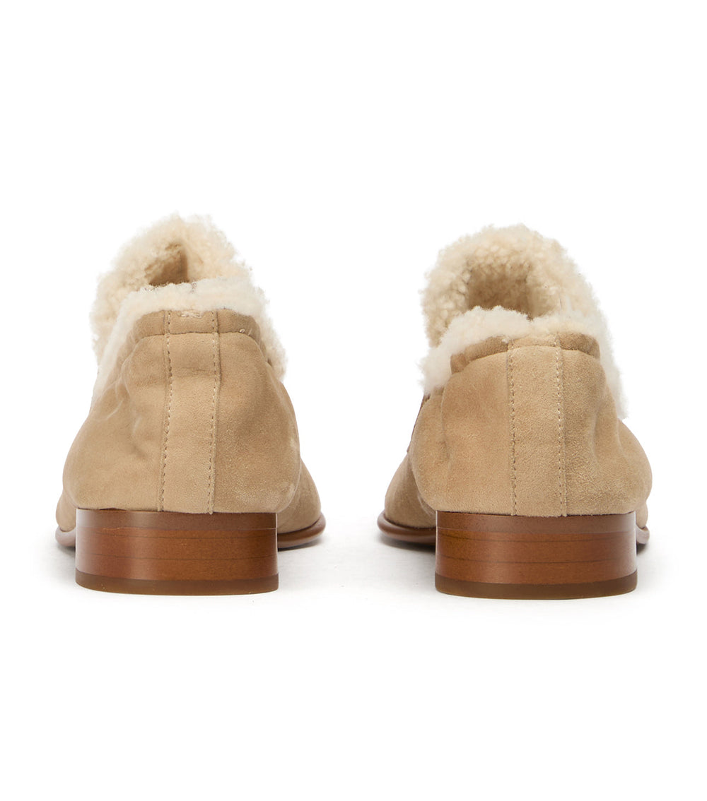 Gloria Stone Suede/Shearling - Tony Bianco For Sale