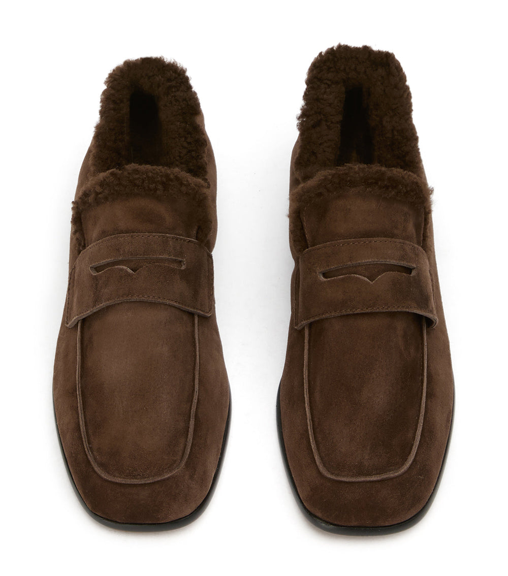 Gloria Espresso Suede/Shearling - Tony Bianco Near me