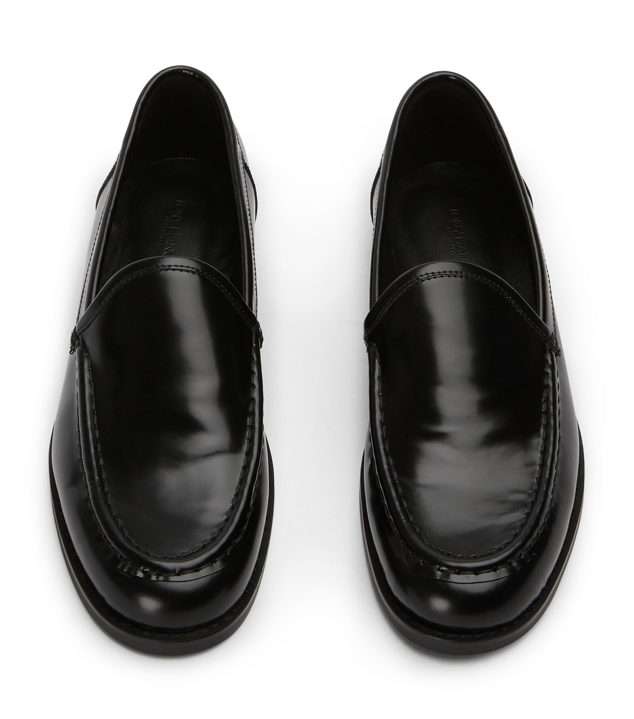 Zoe Black Hi Shine Flats - Tony Bianco Sale