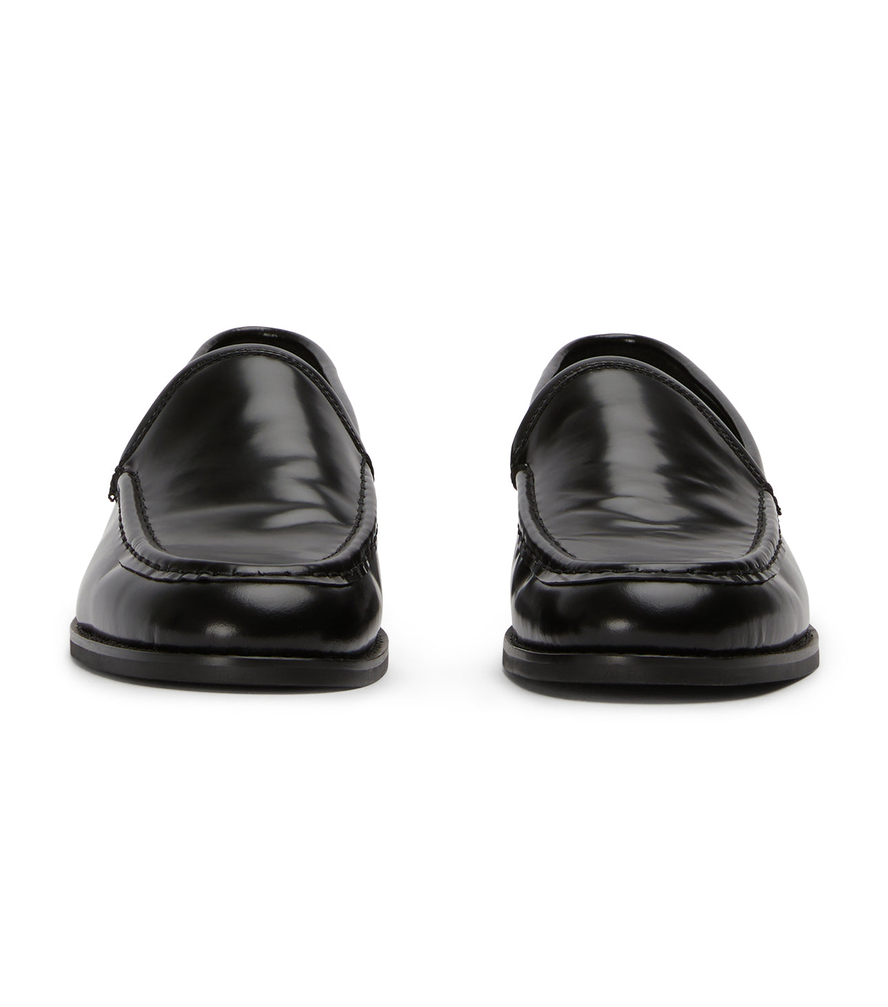 Zoe Black Hi Shine Flats - Tony Bianco Sale