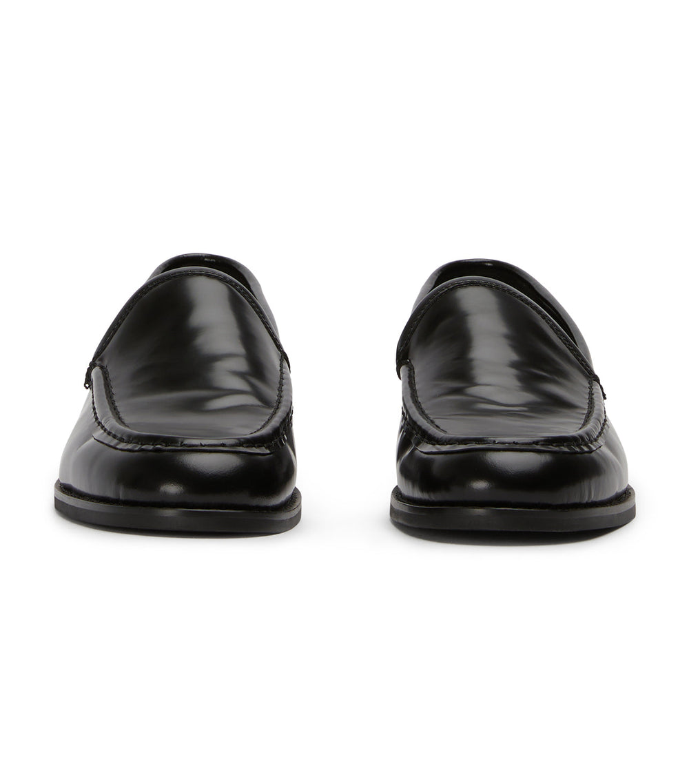 Zoe Black Hi Shine Flats - Tony Bianco Sale
