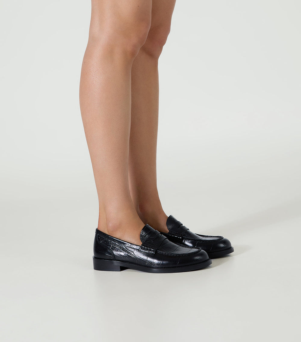 Luxury Black Croco - Tony Bianco For Sale