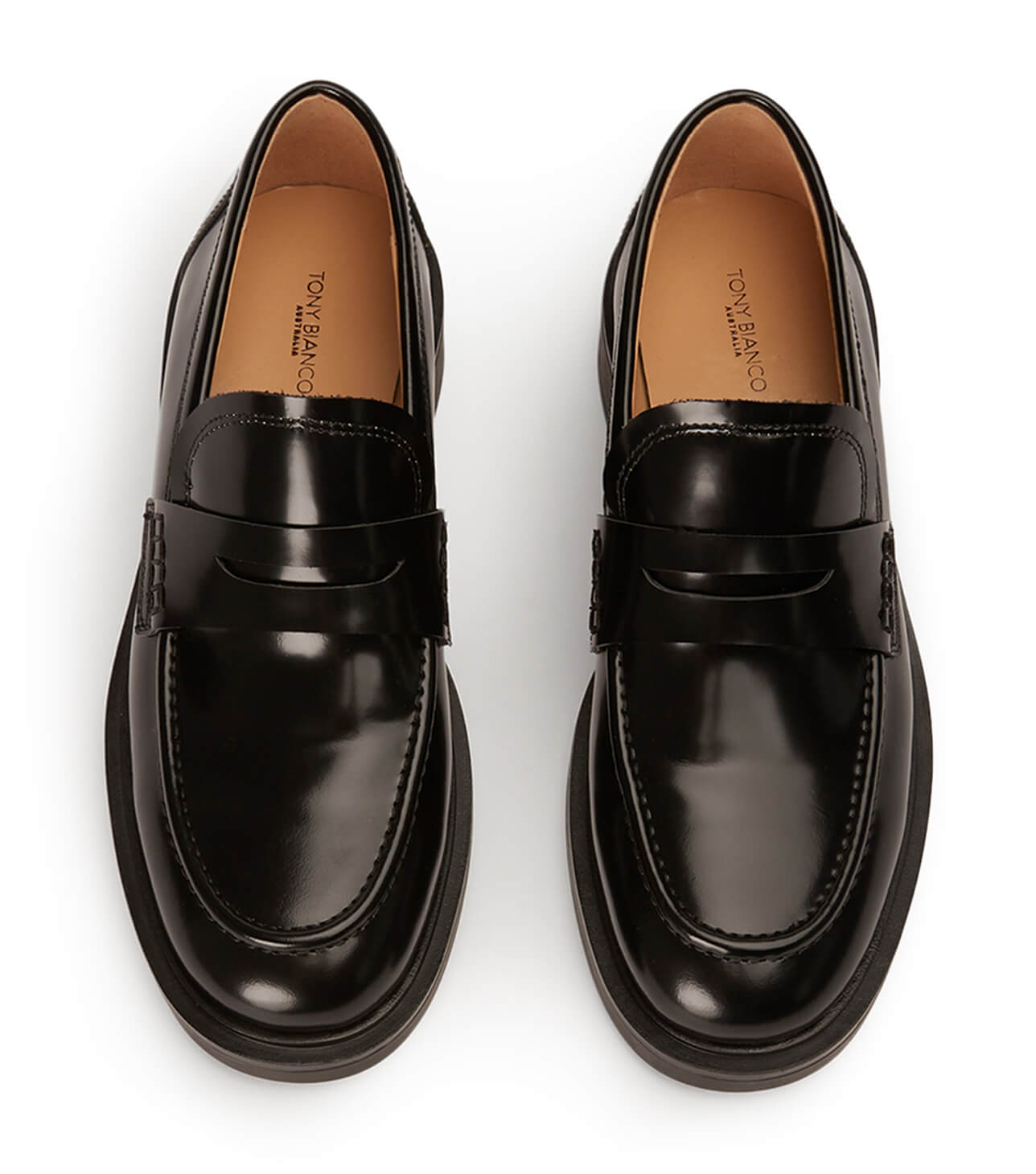 Cherish Black Hi Shine Flats - Tony Bianco Near me