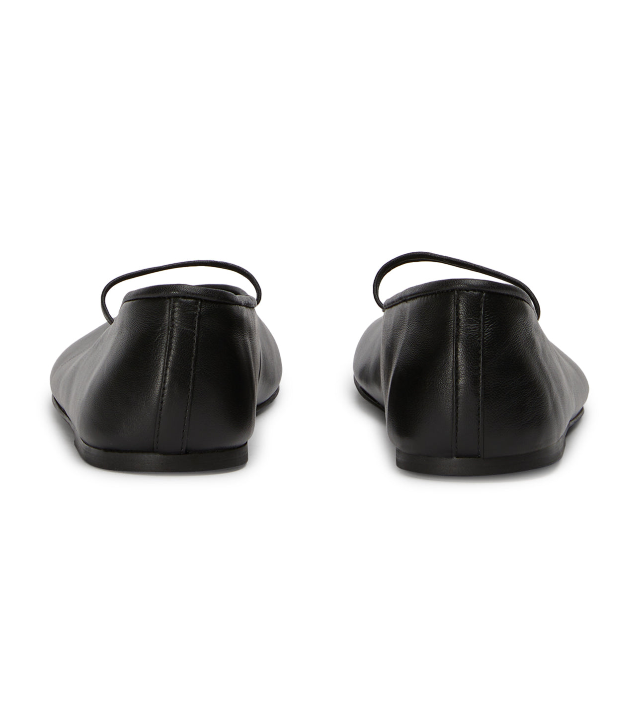 Martinez Black Nappa Flats - Tony Bianco On Sale