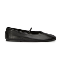 Martinez Black Nappa Flats - Tony Bianco On Sale