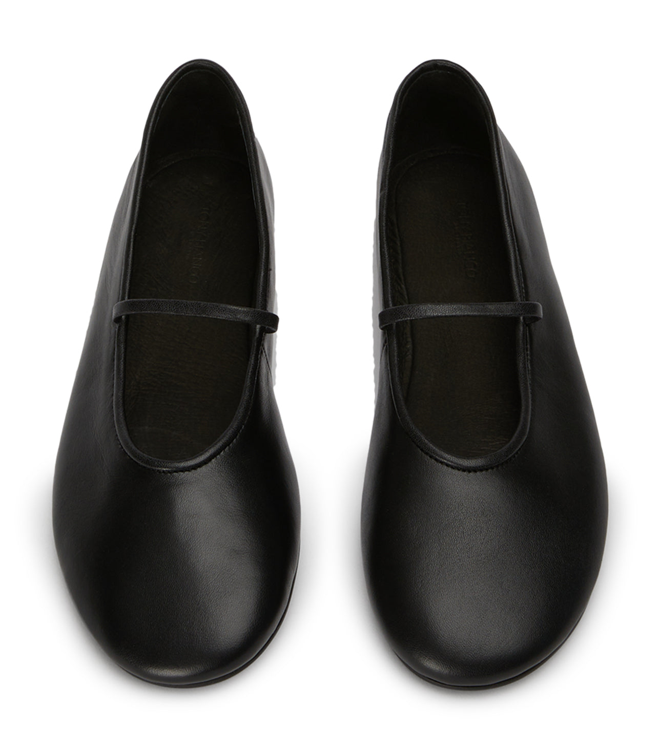 Martinez Black Nappa Flats - Tony Bianco On Sale