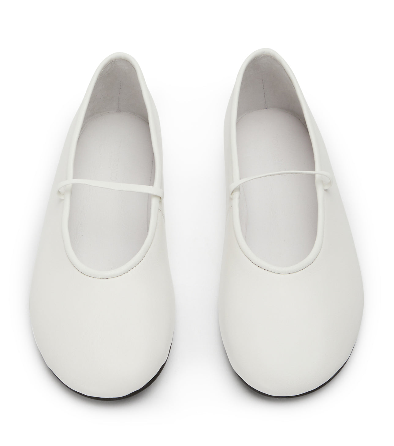 Martinez White Nappa Flats - Tony Bianco Outlet
