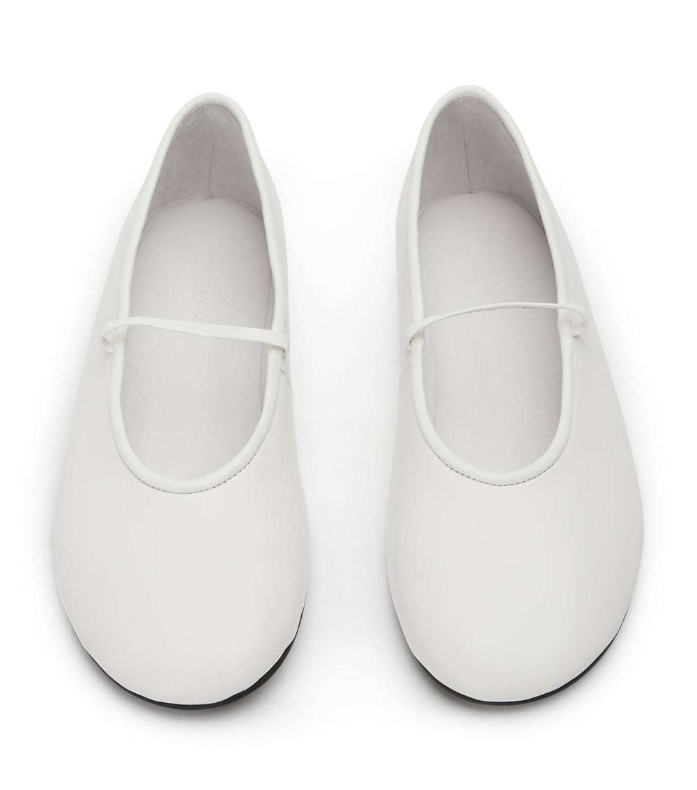 Martinez White Nappa Flats - Tony Bianco Outlet