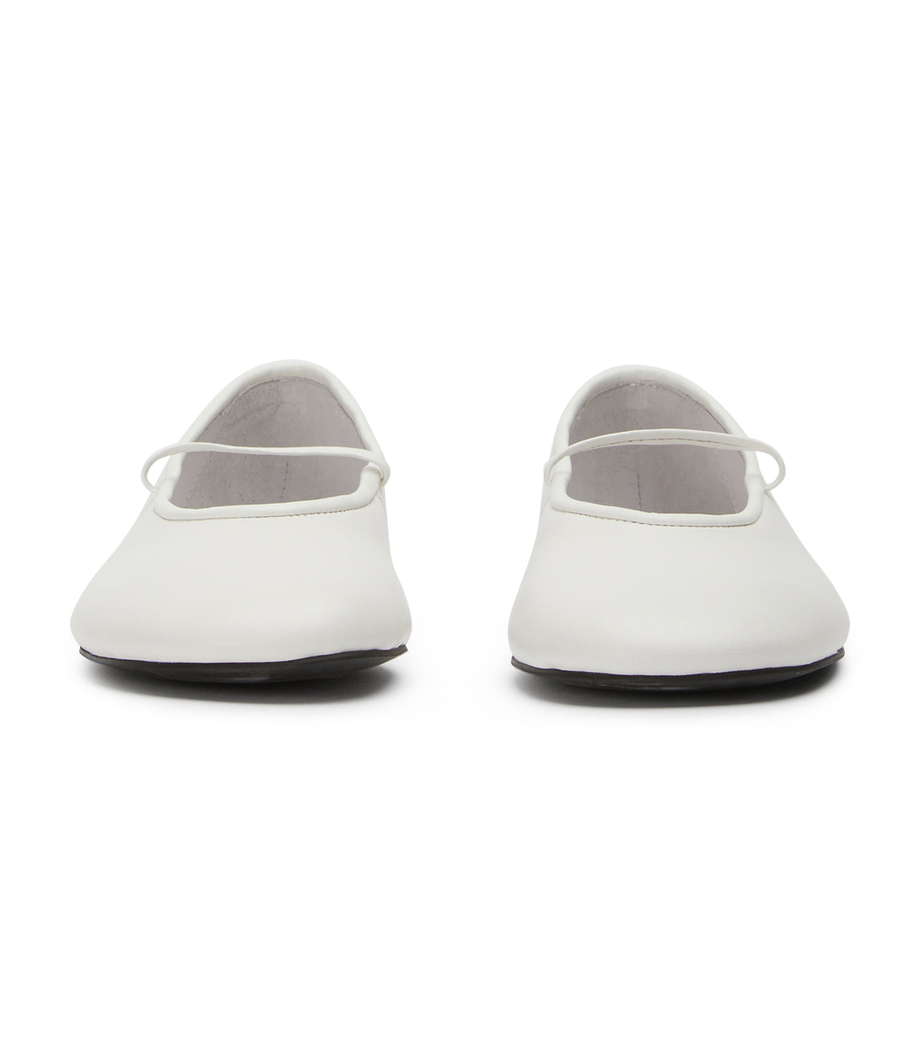 Martinez White Nappa Flats - Tony Bianco Outlet