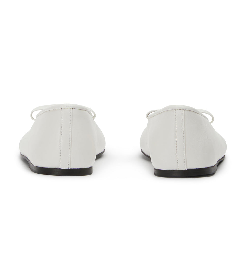Martinez White Nappa Flats - Tony Bianco Outlet