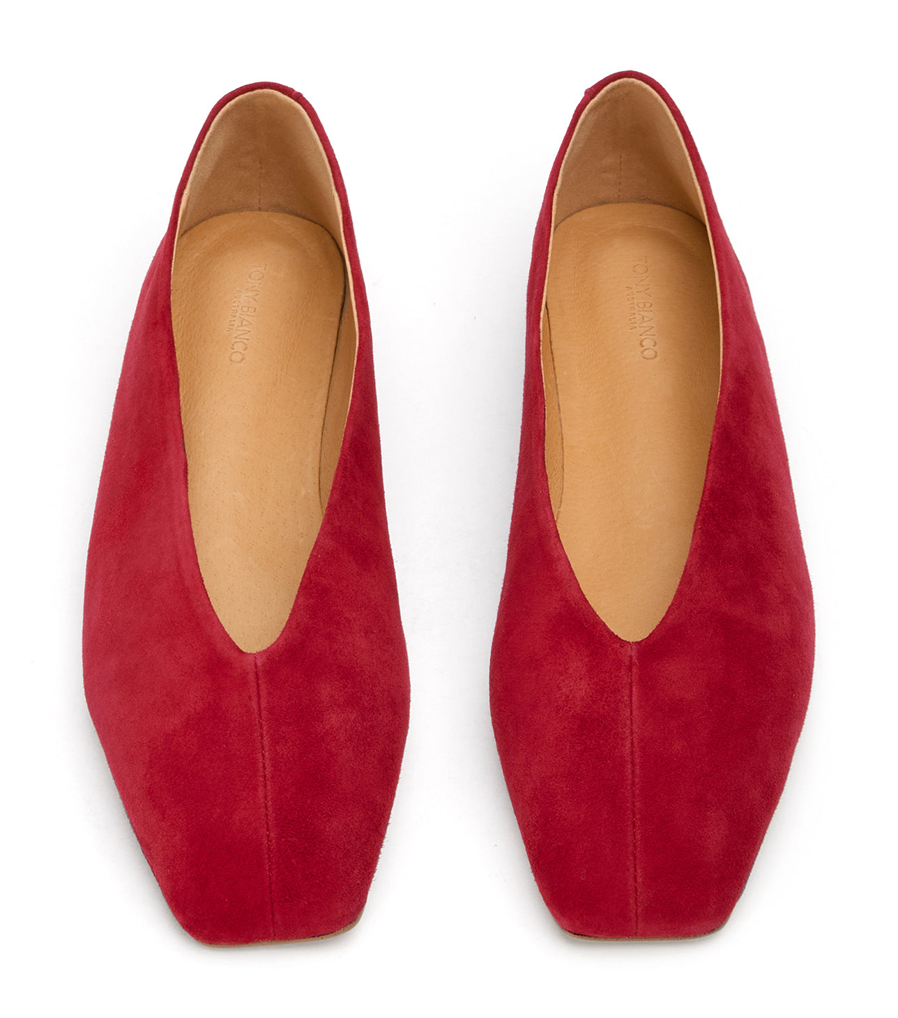 Brash Scarlet Suede - Tony Bianco On Sale