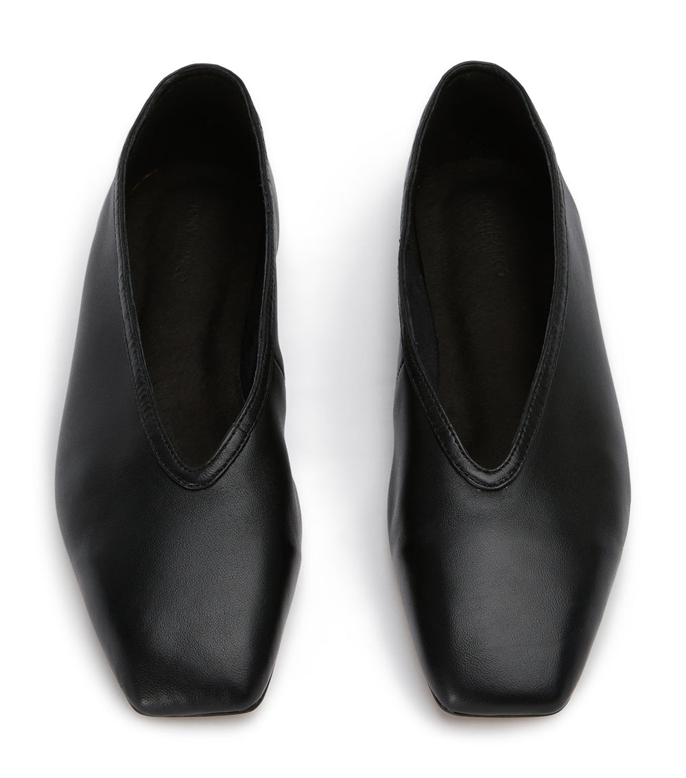 Bianca Black Nappa Flats - Tony Bianco Sale