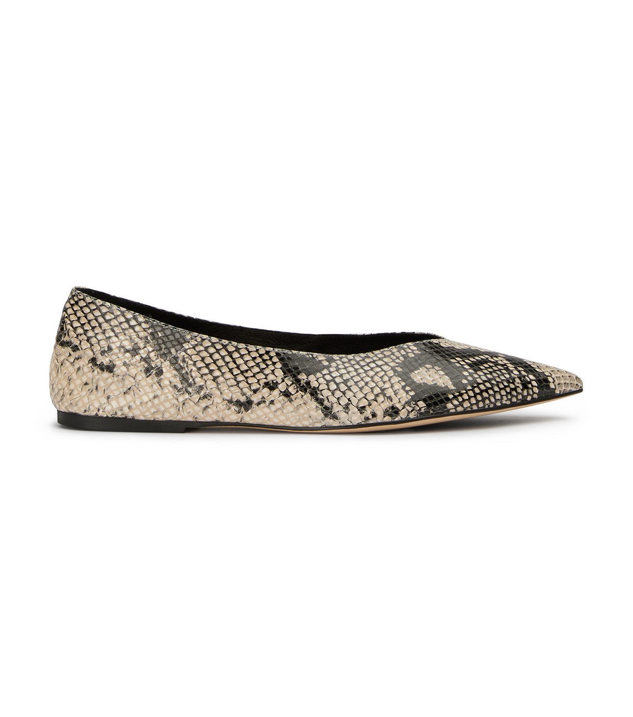 Joop Ecru Snake Flats - Tony Bianco Discount
