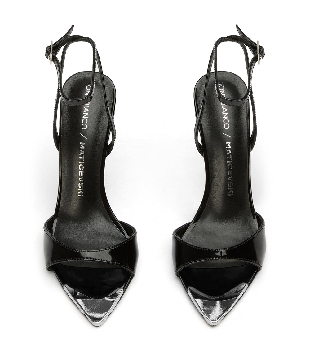 Motion Black Patent - Tony Bianco Discount