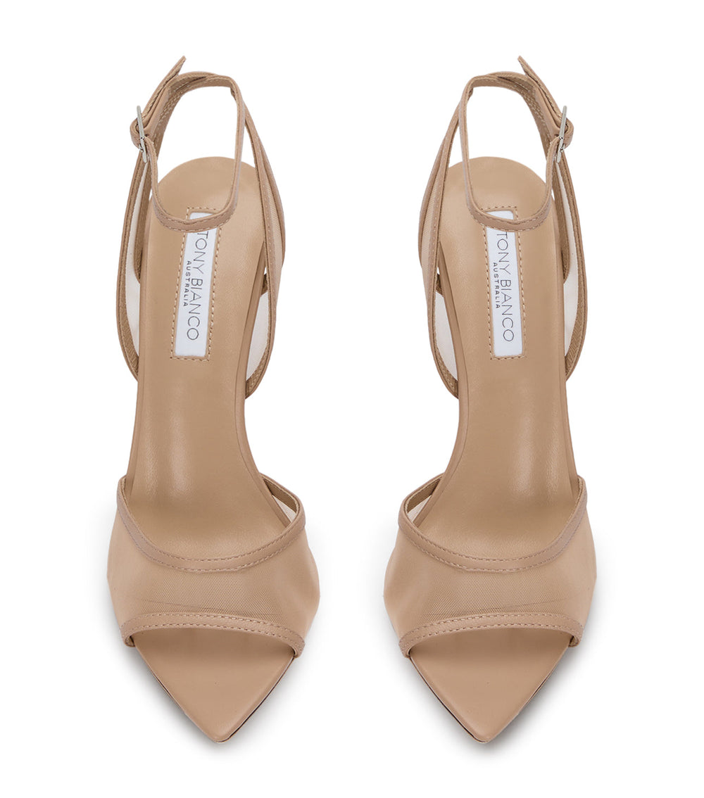 Miley Skin Nylon/Skin Heels - Tony Bianco Outlet