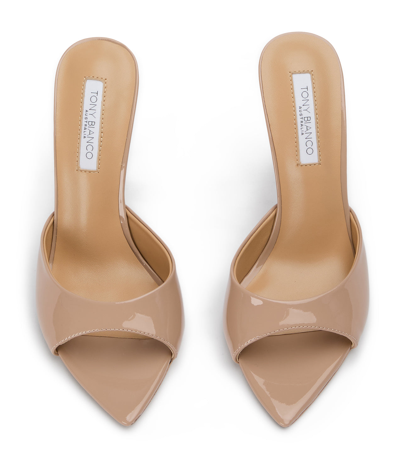 Malibu Coco Patent Heels - Tony Bianco Discount