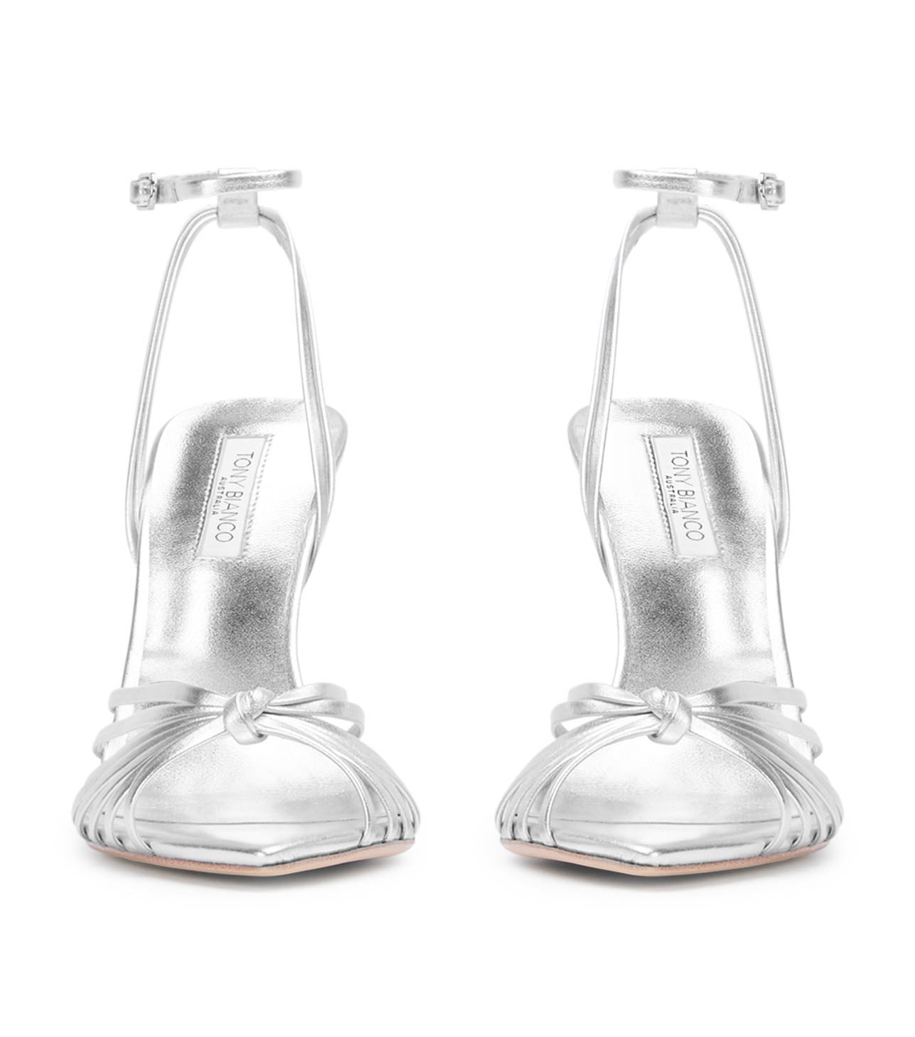Maxos Silver Nappa Metallic - Tony Bianco Outlet