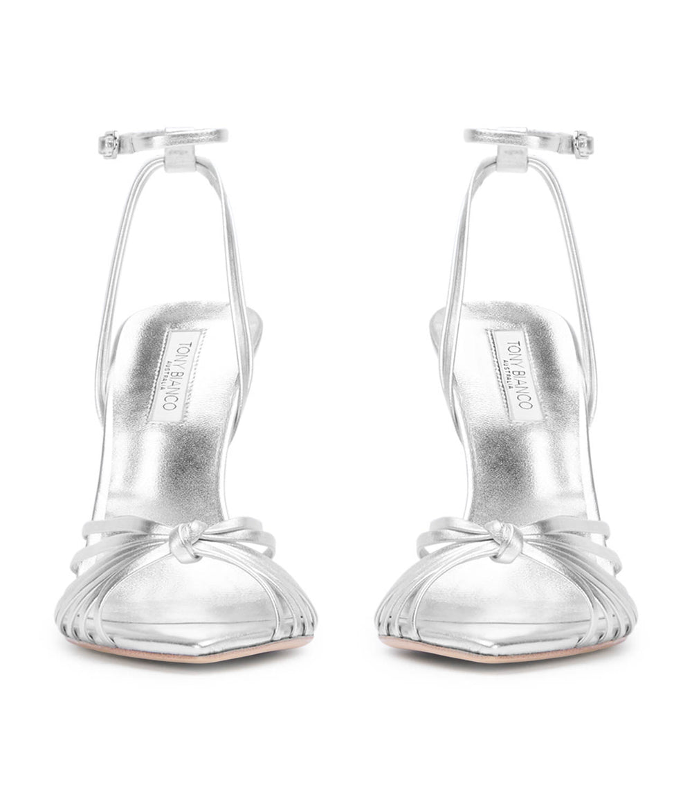 Maxos Silver Nappa Metallic - Tony Bianco Outlet